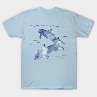 Blue Sea Dolphins T-Shirt